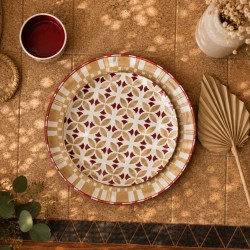 Lot de 6 petites assiettes, SABELA