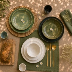 Lot de 6 assiettes creuses, MILA