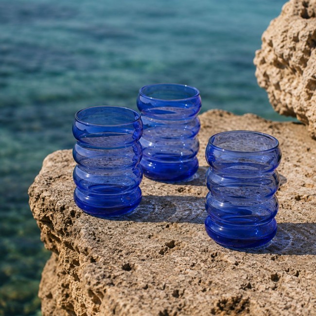 Lot de 6 verres, SANTORIN