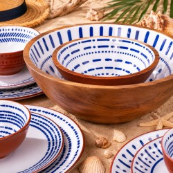 Set de 2 saladiers et couverts, SANTORIN