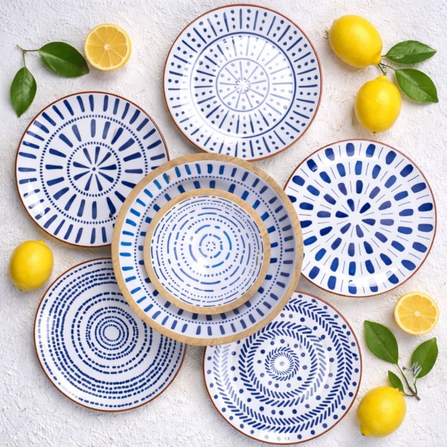 Set de 2 saladiers + couverts, SANTORIN