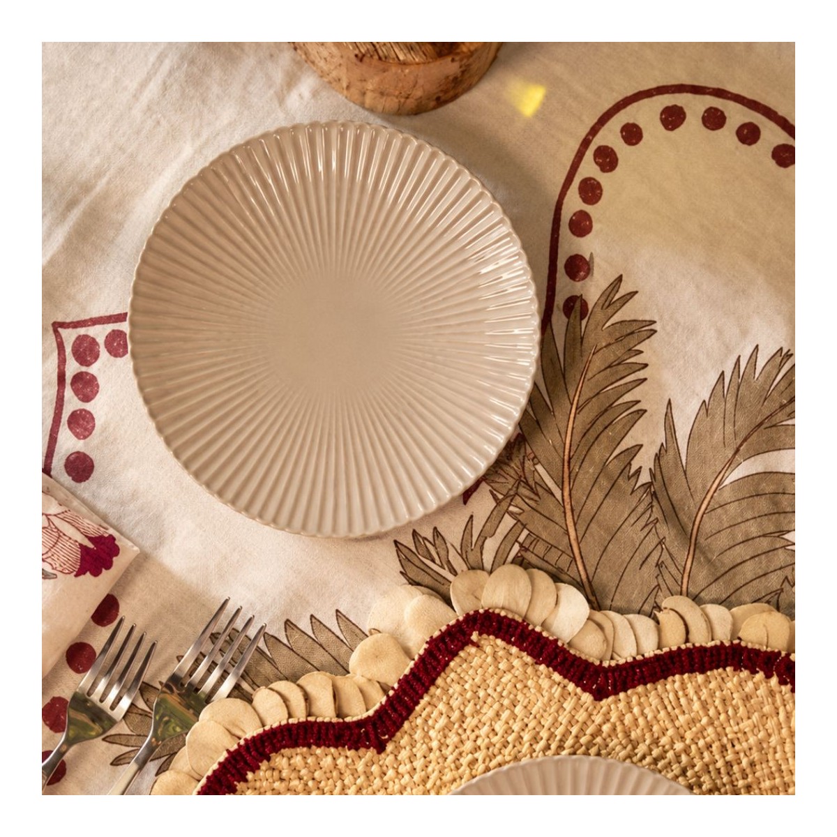 Lot de 6 assiettes à dessert, design 1, SUGAR