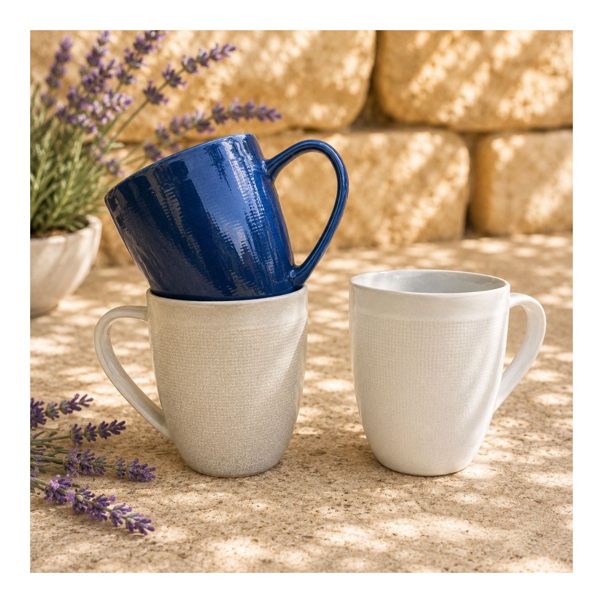 Lot de 6 mugs, OIA