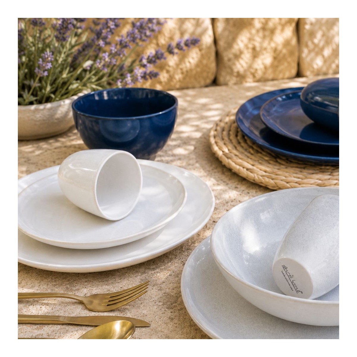 Lot de 6 assiettes à dessert, OIA