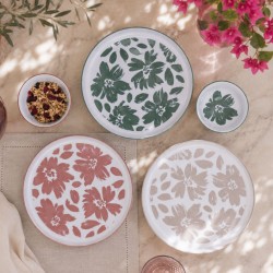 Lot de 6 grandes assiettes, HANAE