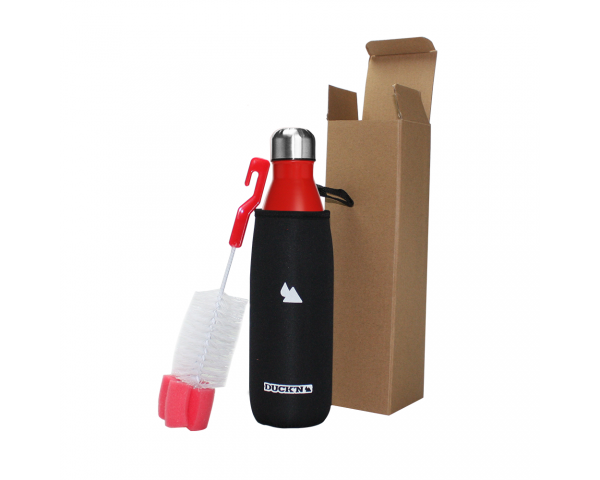 ECBOUTR Bouteille Isotherme Rouge Écarlate 500ML, Duck'n ECBOUTR Bouteille Isotherme Rouge Écarlate 500ML, Duck'n