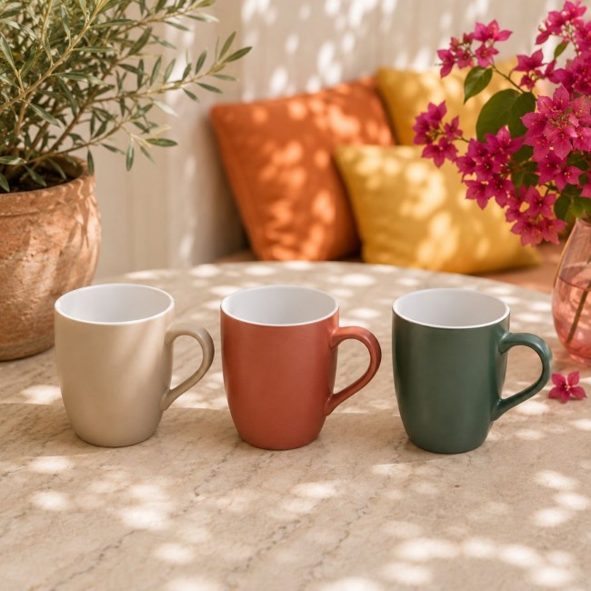 Lot de 6 mugs, HANAE