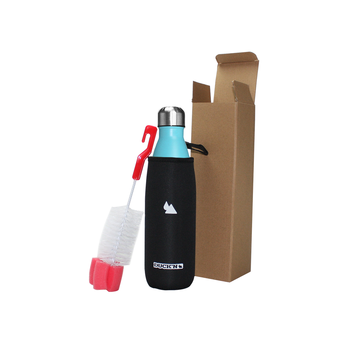 ECBOUTBC Bouteille Isotherme Bleu Ciel Pastel 500ML, Duck'n