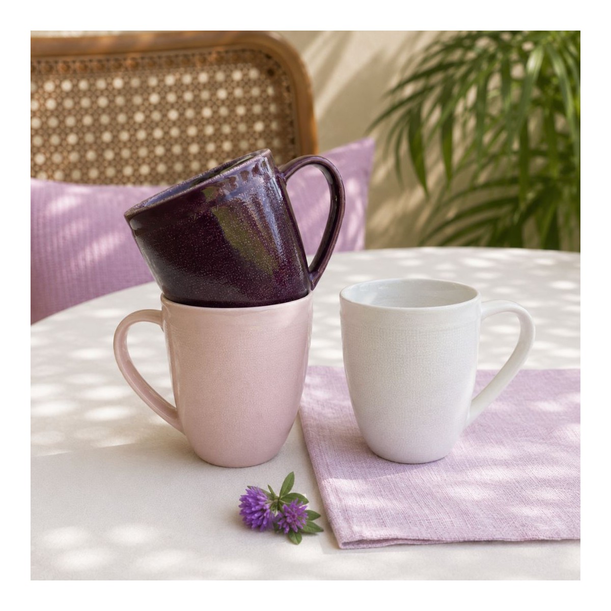 Lot de 6 mugs, TERRA