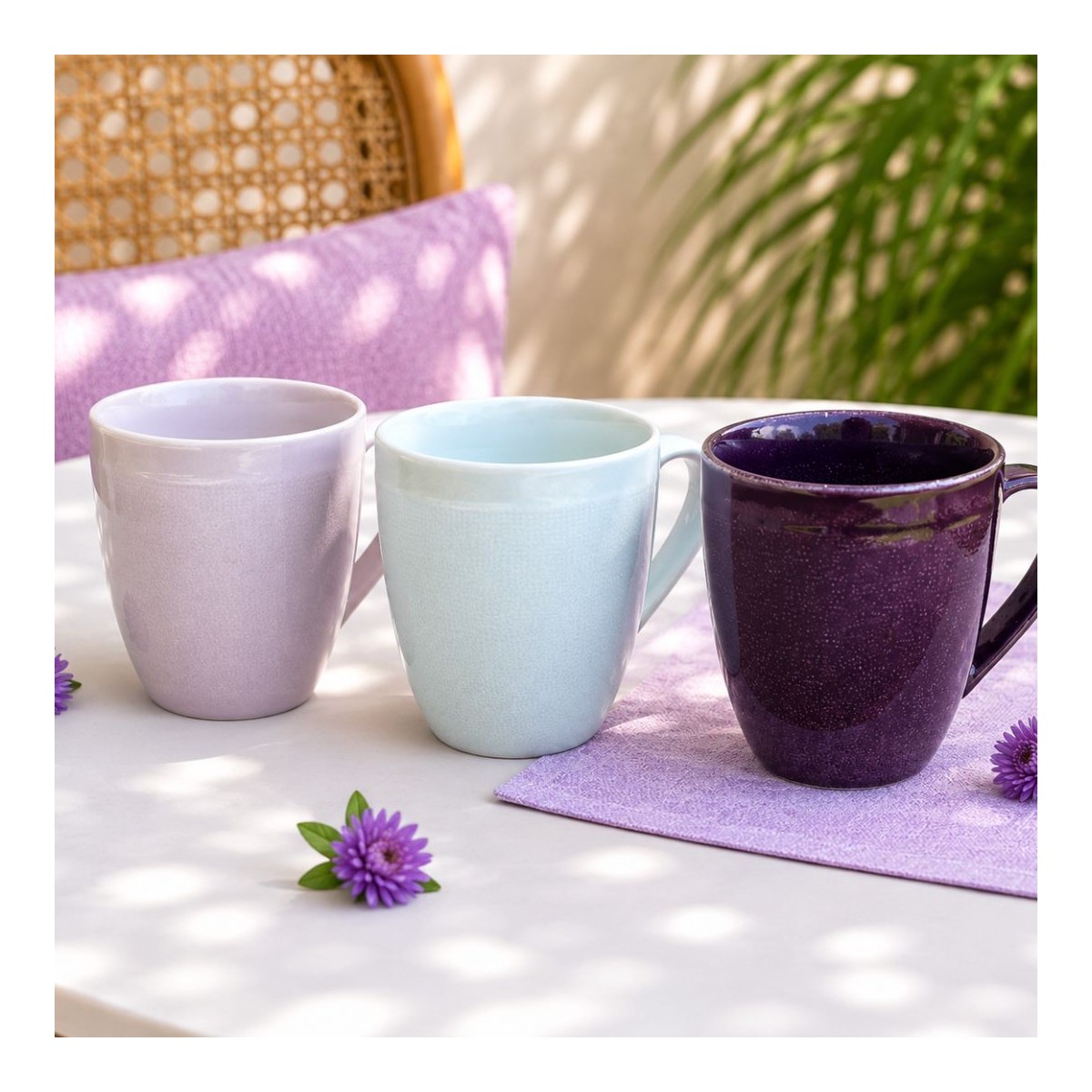 Lot de 6 mugs, TERRA