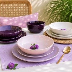 Lot de 6 assiettes creuses, TERRA