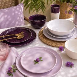 Lot de 6 assiettes creuses, TERRA