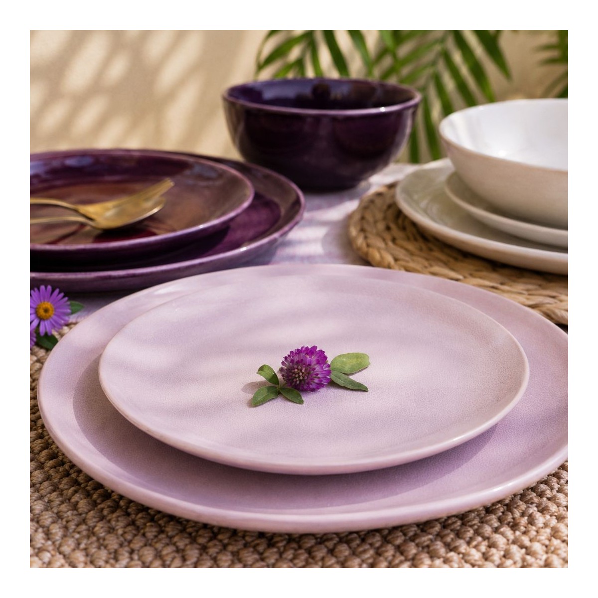Lot de 6 assiettes à dessert, TERRA