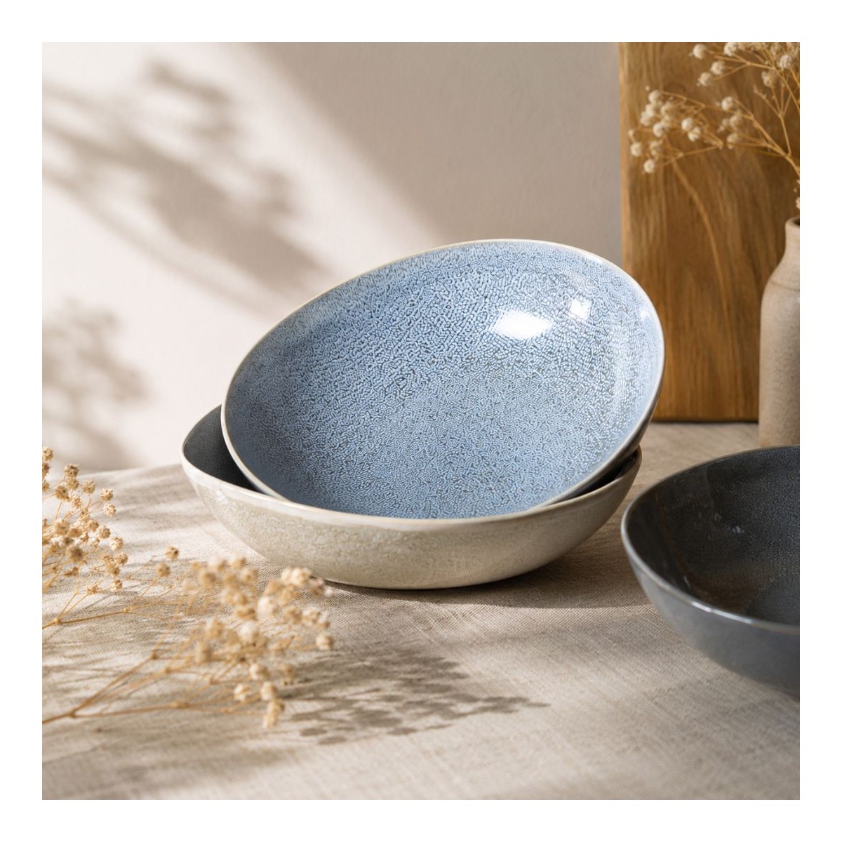 Lot de 6 assiettes creuses, ZAO