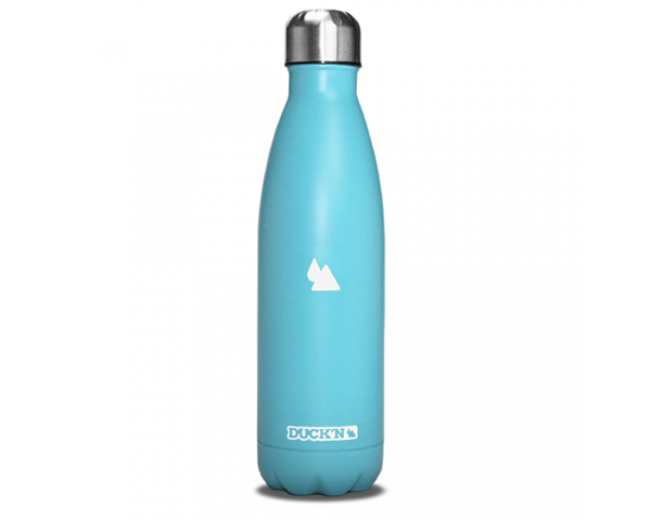 ECBOUTBC Bouteille Isotherme Bleu Ciel Pastel 500ML, Duck'n ECBOUTBC Bouteille Isotherme Bleu Ciel Pastel 500ML, Duck'n