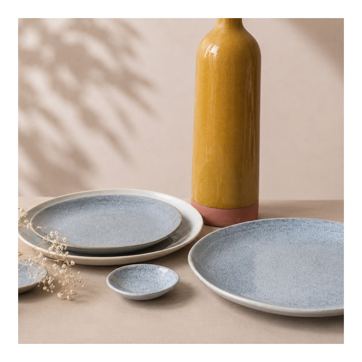 Lot de 6 grandes assiettes, ZAO