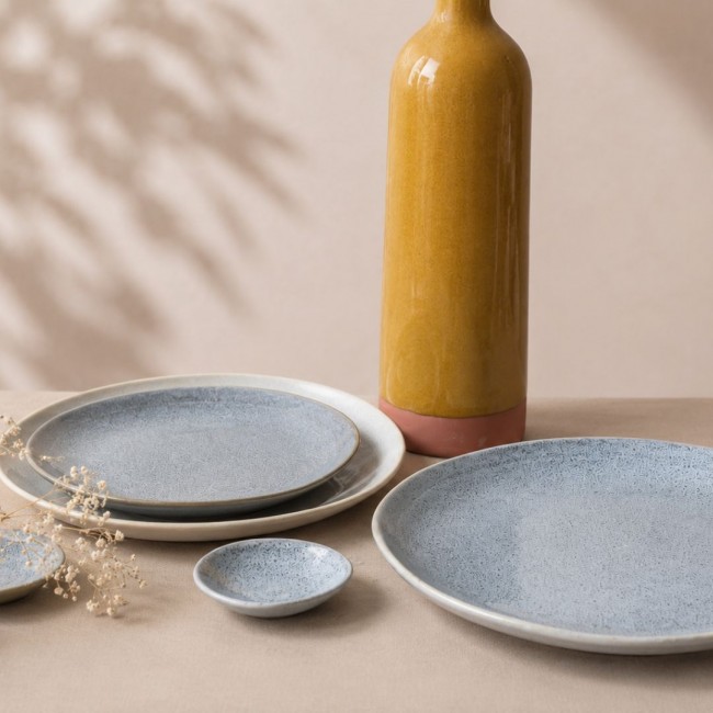 Lot de 6 grandes assiettes, ZAO