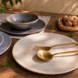 Lot de 6 grandes assiettes, ZAO