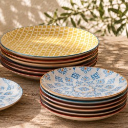 Lot de 6 assiettes à dessert design 1, SABAE
