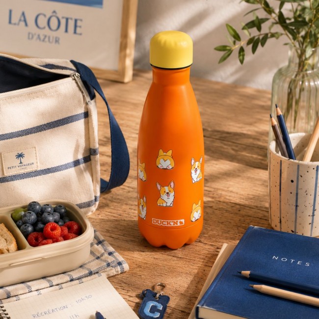 Bouteille isotherme enfant design Chiens, HAPPY BOTTLE