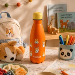 Bouteille isotherme enfant design Chiens, HAPPY BOTTLE