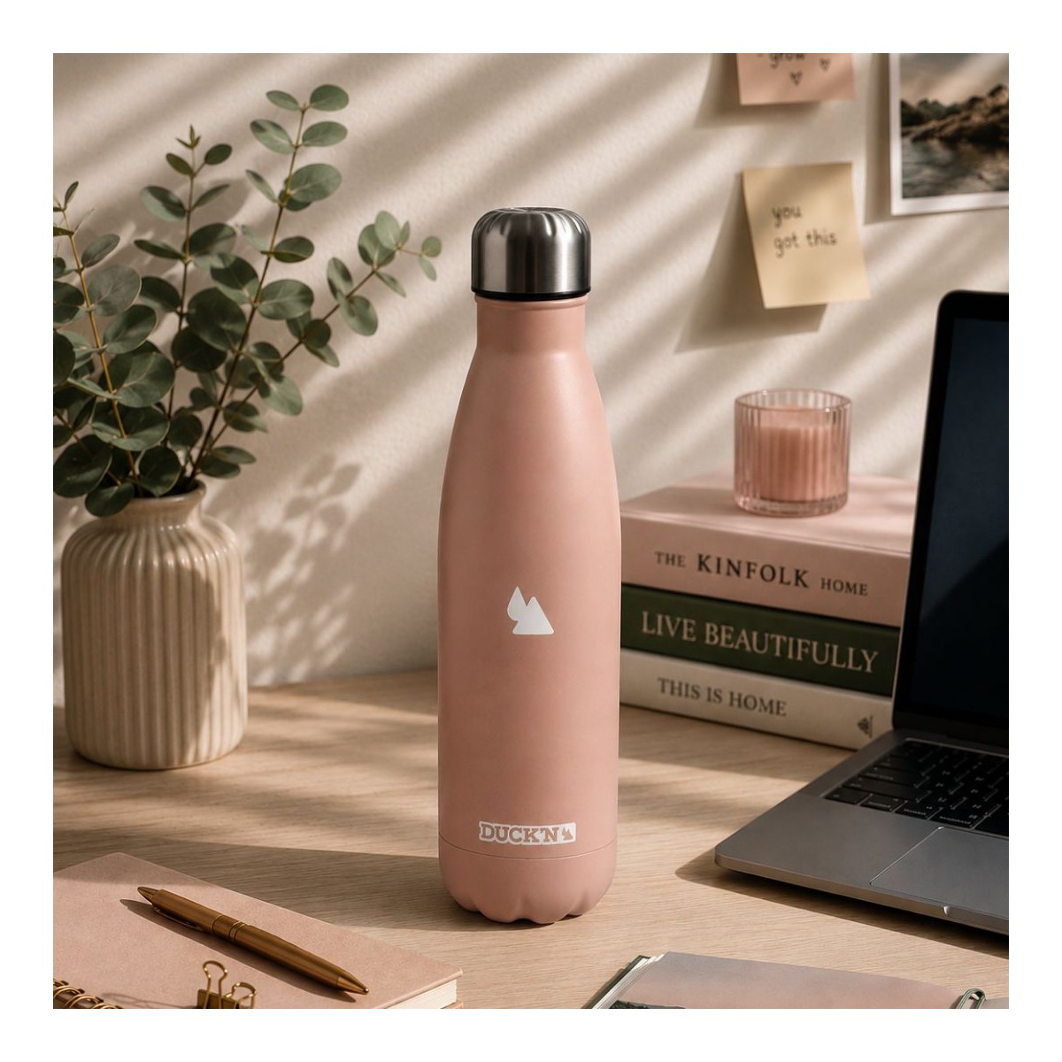 Bouteille Isotherme rose pâle, 500ML