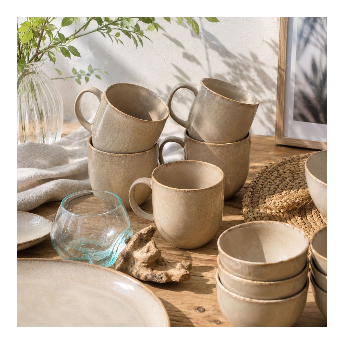 Lot de 6 mugs, DUNE