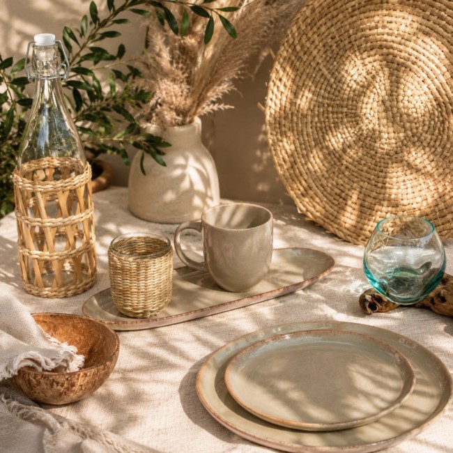 Lot de 6 grandes assiettes, DUNE
