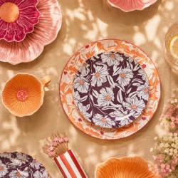 Lot de 6 petites assiettes, OPHELIA