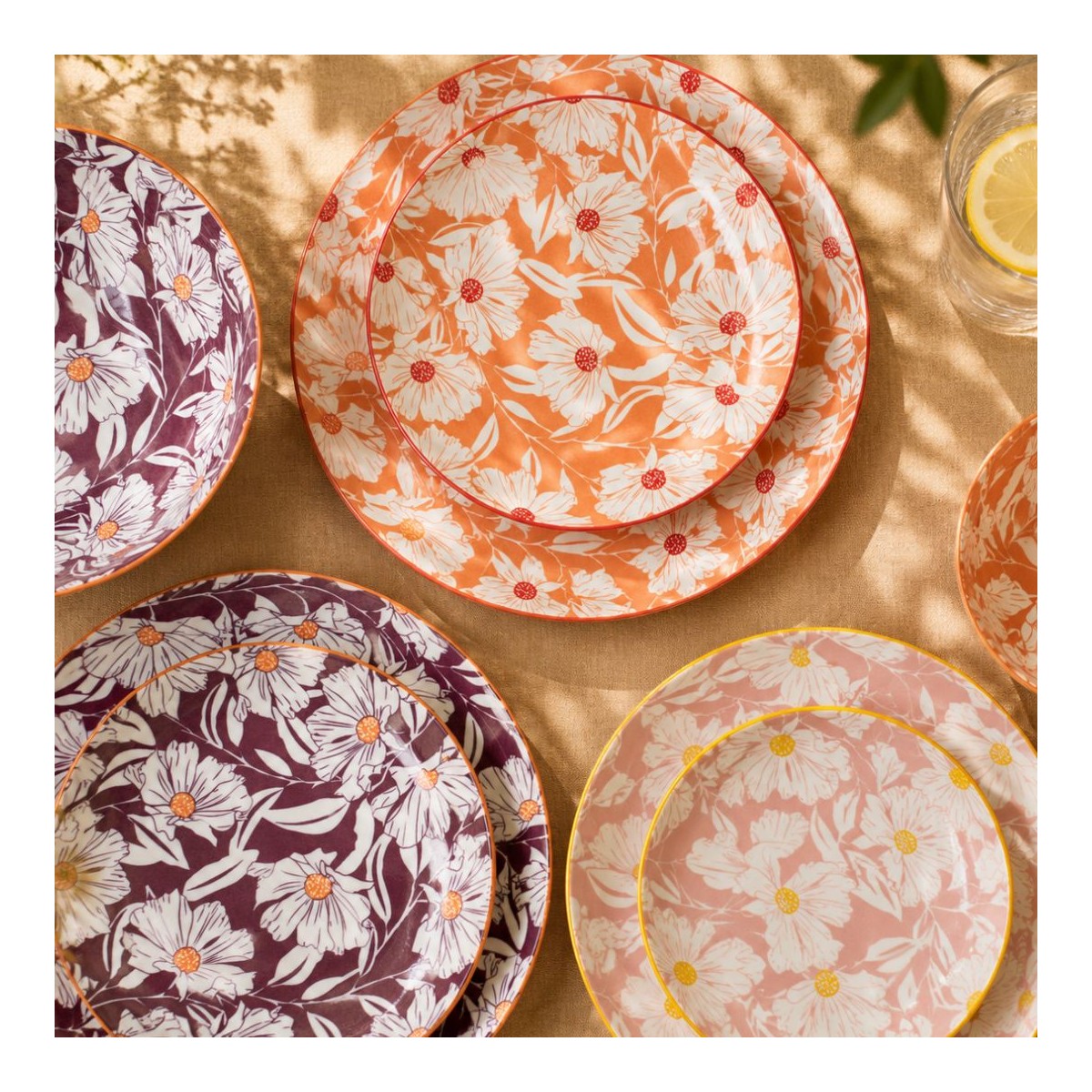 Lot de 6 assiettes creuses, OPHELIA