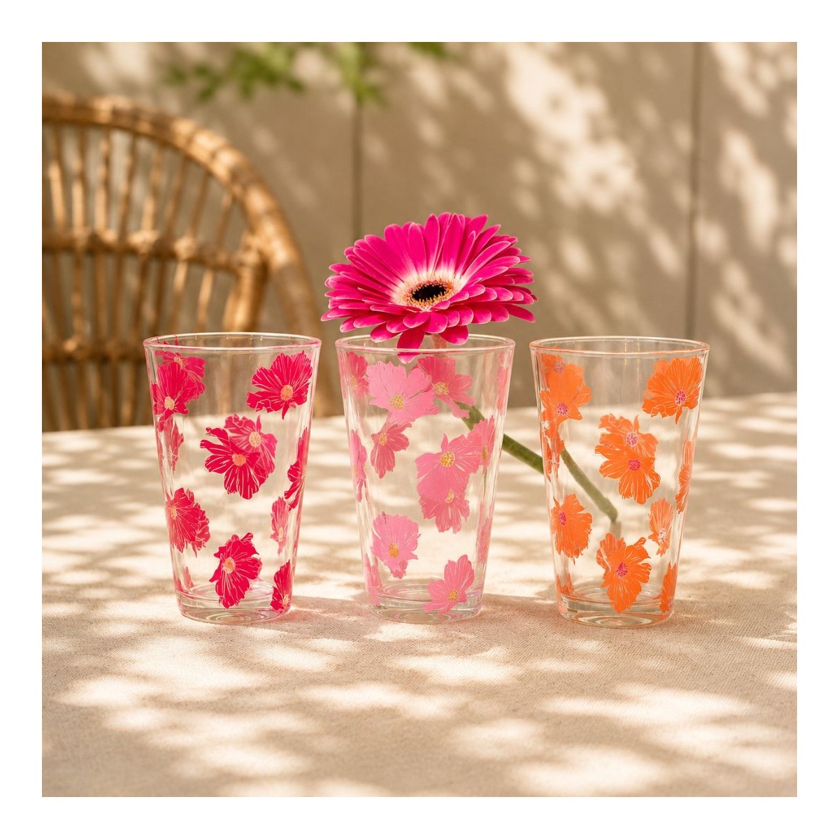 Set de 6 verres, OPHELIA