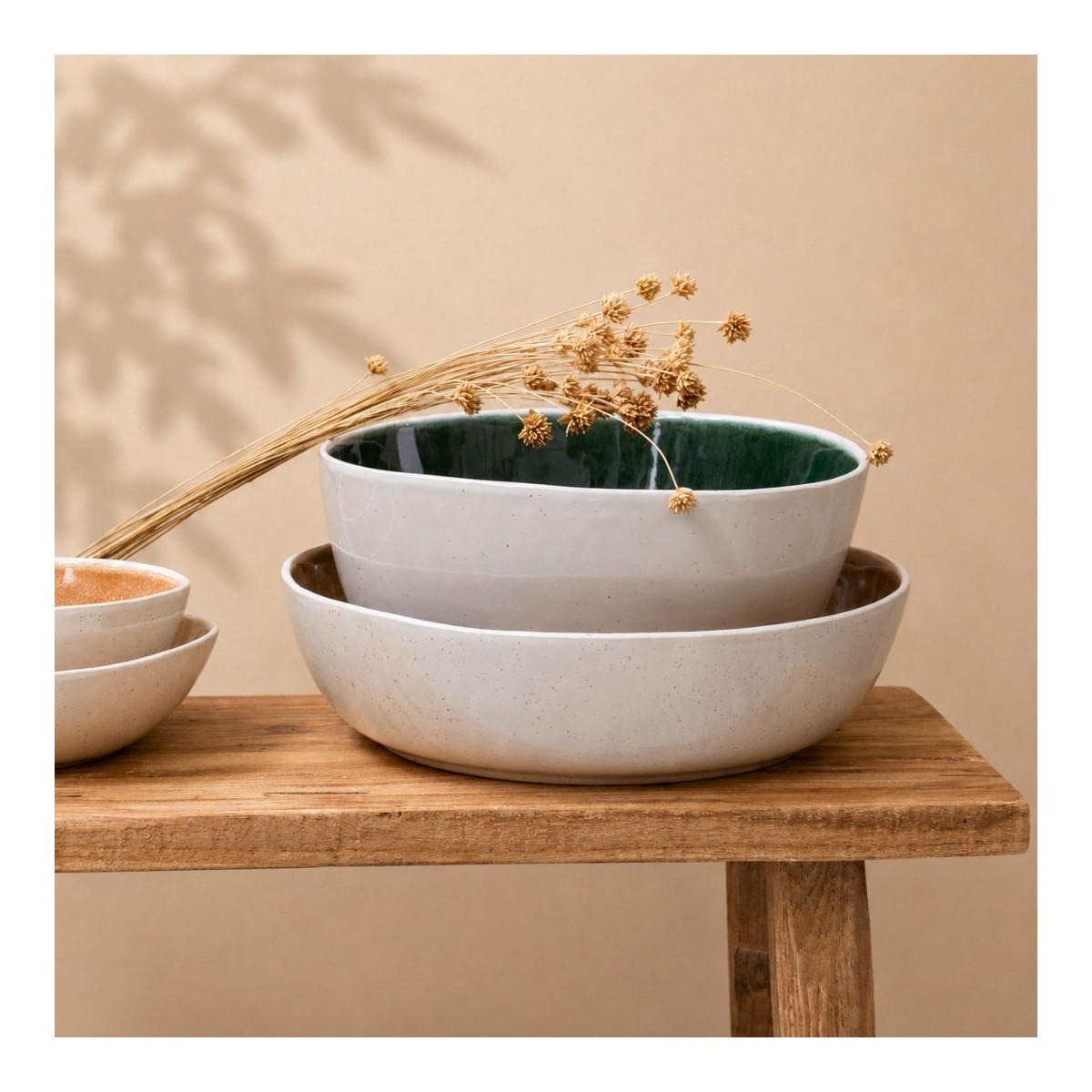 Grand saladier, design 1 , CORALIA