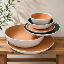 Lot de 6 petites assiettes à dessert, CORALIA