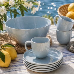 Lot de 6 petites assiette, GALET
