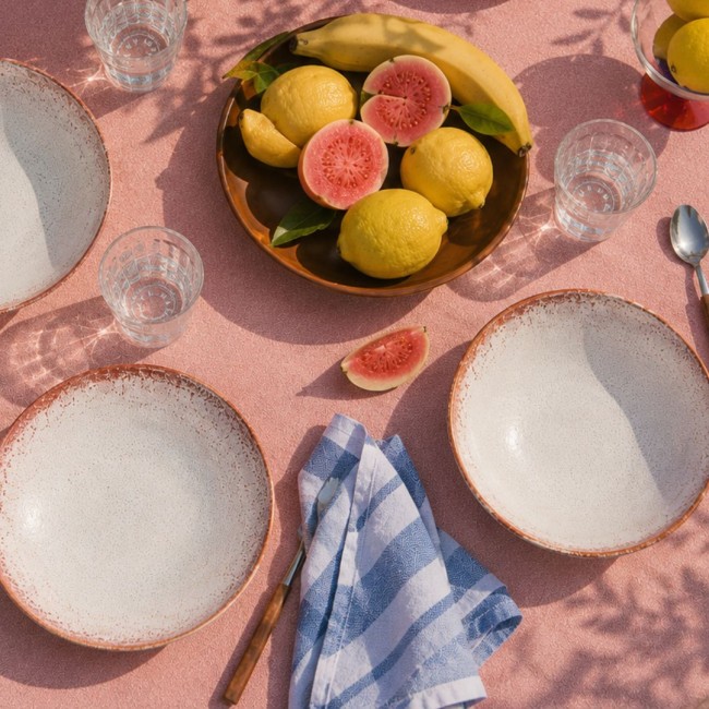 Lot de 6 assiettes creuses, AGATE