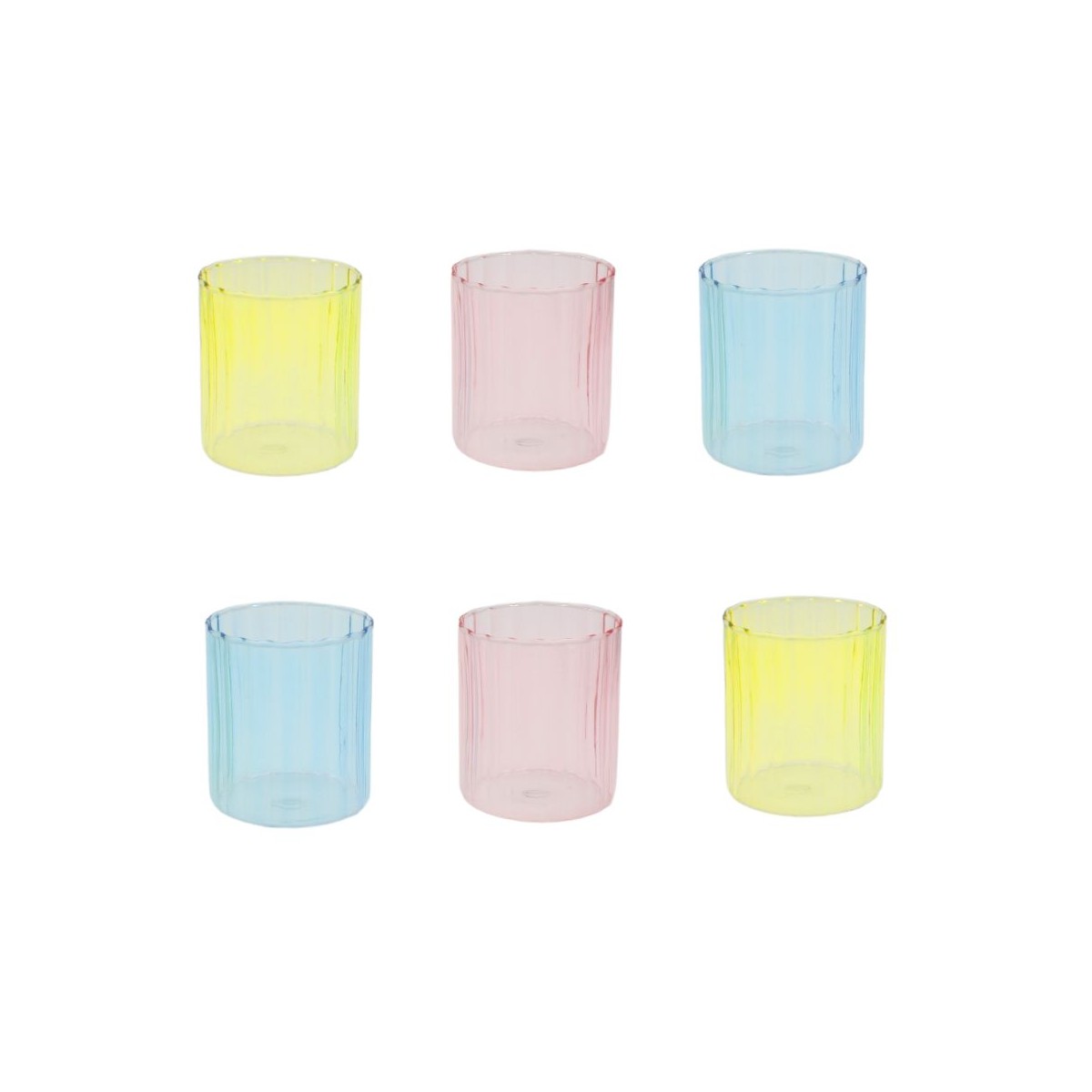 Lot de 6 verres, KYOTO