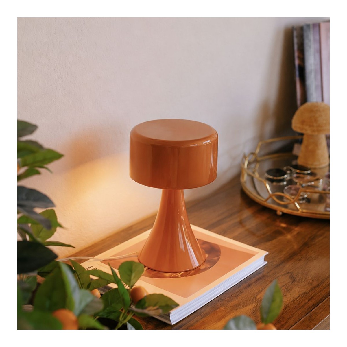 Lampe à poser terracotta, LUCI