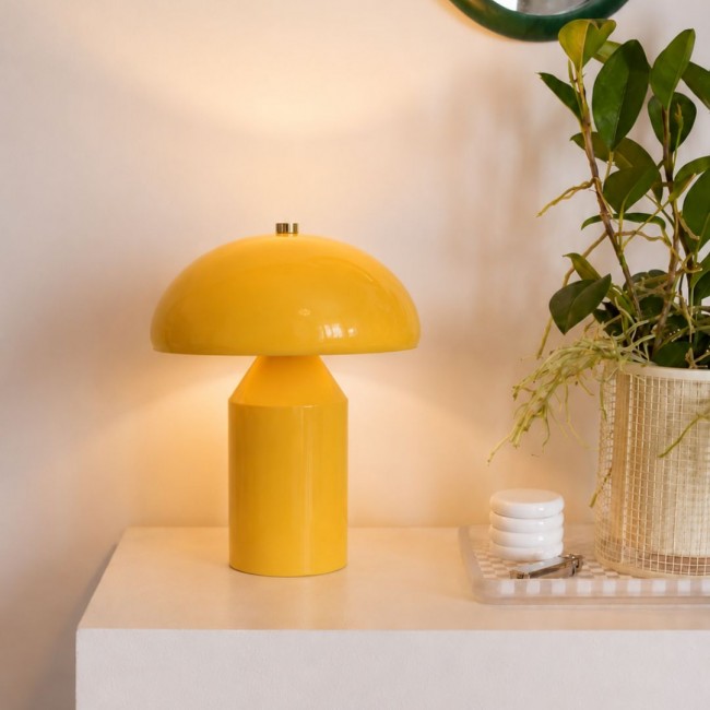 Lampe à poser jaune, LUCI