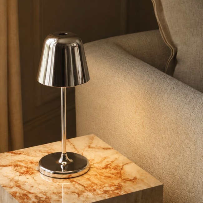 Lampe à poser argent, LUCI
