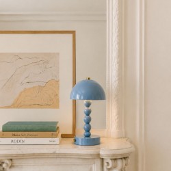 Lampe à poser bleue, LUCI