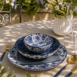 Lot de 6 assiettes creuses, MAJORELLE