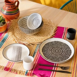 Lot de 6 assiettes à dessert, YUCATAN