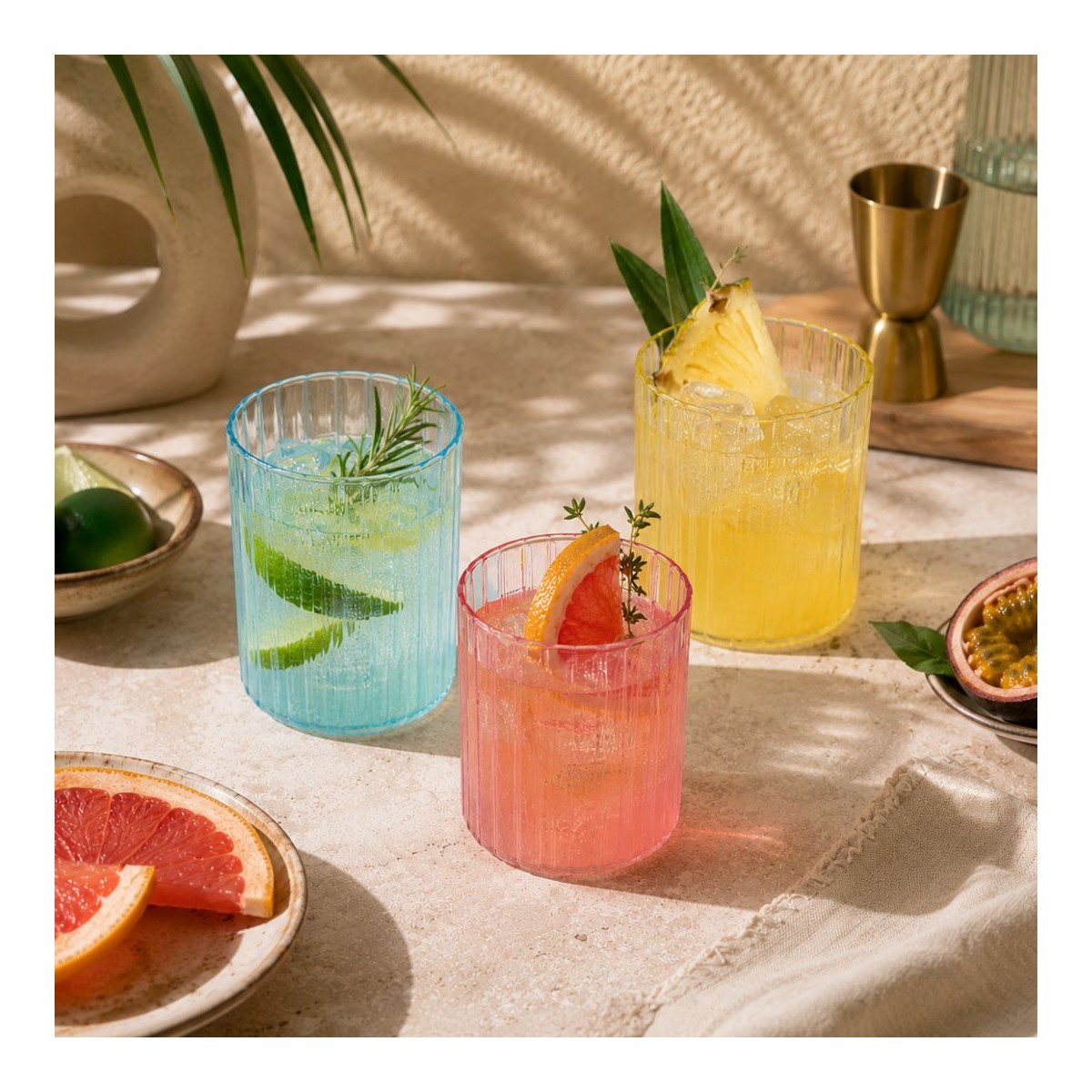 Lot de 6 verres, KYOTO