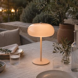 Lampe à poser rose, LUCI