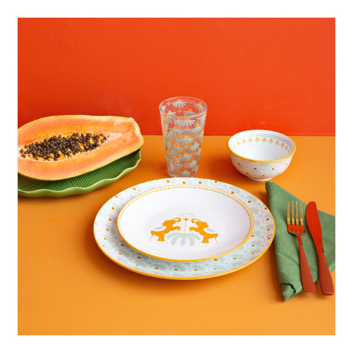 Lot de 6 petites assiettes, ZOELA