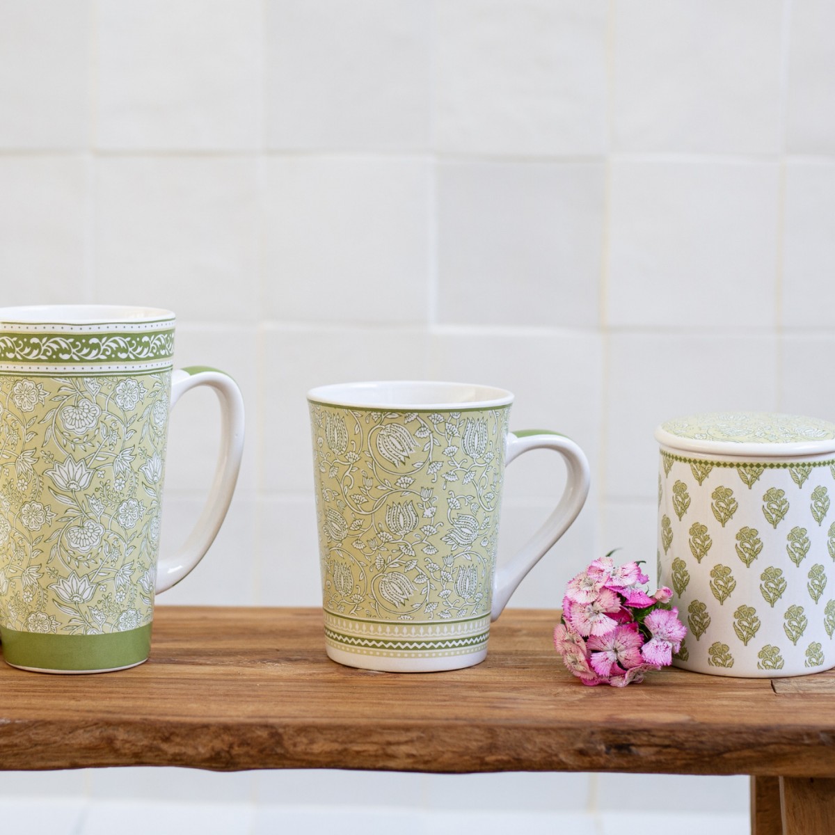 Lot de 6 mugs, SOLIMAN