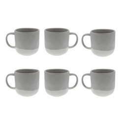 Lot de 6 mugs, TERRE DE SIENNE