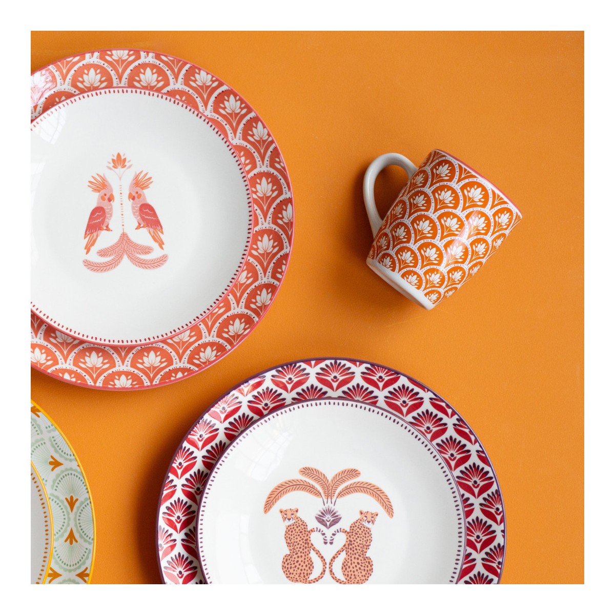 Lot de 6 mugs, ZOELA