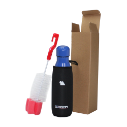 EC-BOUT350BANG Bouteille Isotherme Bleu Marine Motif BD 350ML, Duck'n EC-BOUT350BANG Bouteille Isotherme Bleu Marine Motif BD 350ML, Duck'n