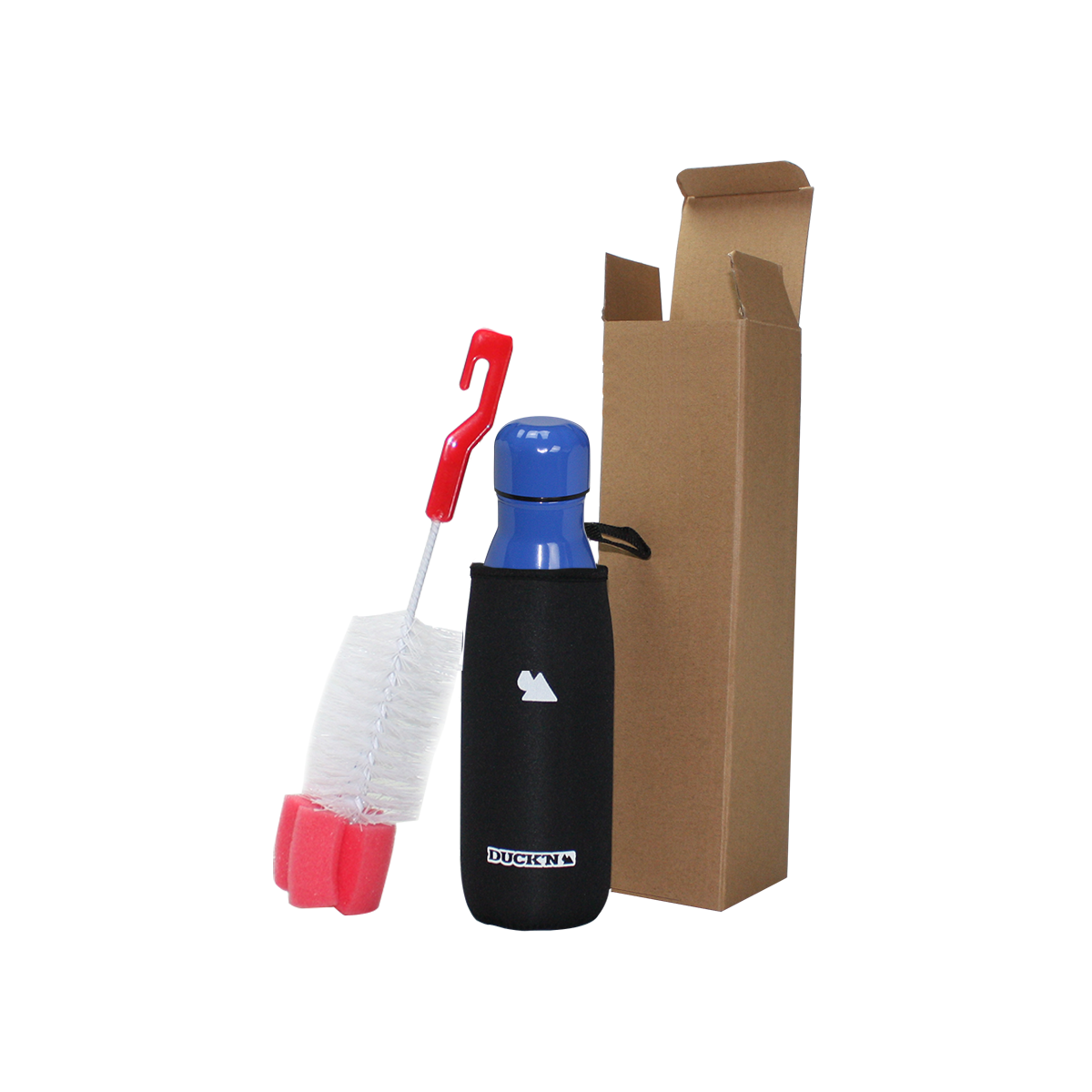 EC-BOUT350BANG Bouteille Isotherme Bleu Marine Motif BD 350ML, Duck'n